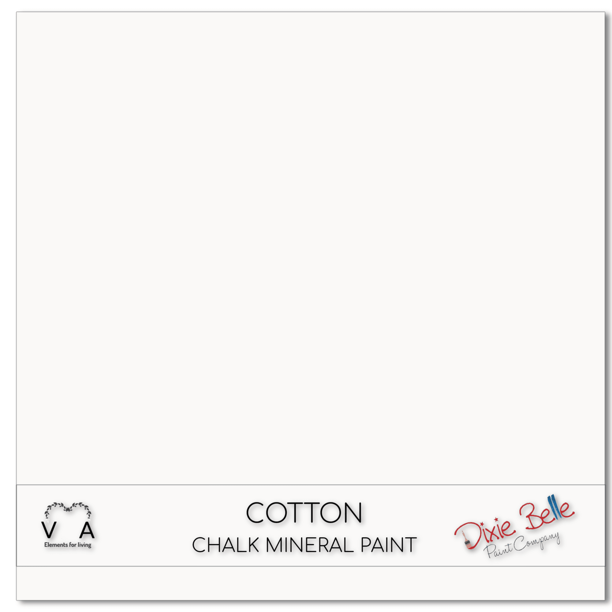 Cotton Pure White Chalk Mineral Dixie Belle Paint Official UK Shop