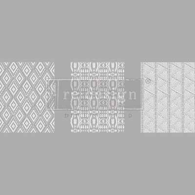 Decor Transfers | Redesign With Prima | WOVEN WITH LOVE | 8.5" X 11" 3 SHEETS - Vintage Attic Sevenoaks