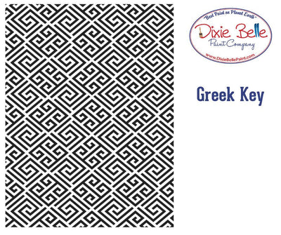 'Greek Key' | Furniture & Wall Stencils | 16" x 20" - Vintage Attic Sevenoaks