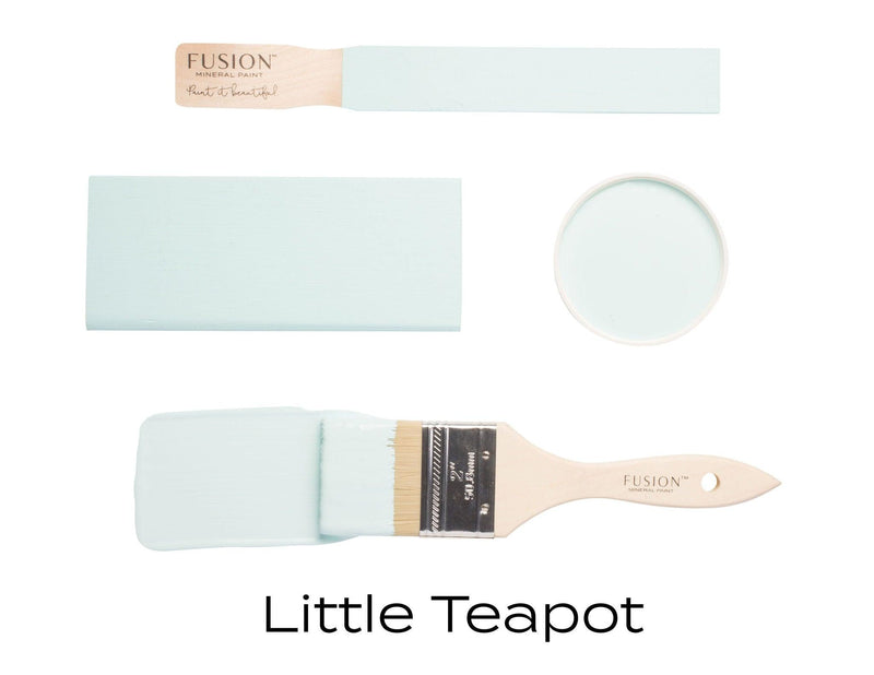 Little Teapot | Pale Turquoise / Aqua | 37ml & 500ml - Vintage Attic Sevenoaks