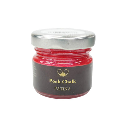 Posh Chalk Paint | Aqua Patina Metallic Shading Wax - RED MEDIUM CADIUM - Vintage Attic Sevenoaks