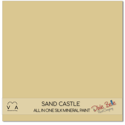 Sand Castle | Dark Cream | All in One Silk Mineral Paint | Dixie Belle Paint | 118ml, 473ml - Vintage Attic Sevenoaks