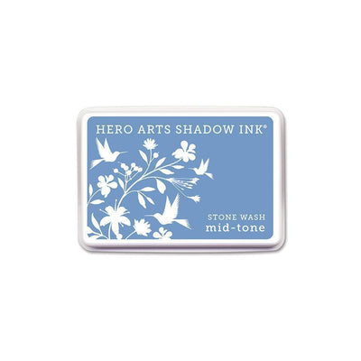 Stone Wash - Blue Colour Ink Pad Hero Arts shadow Ink - Vintage Attic Sevenoaks