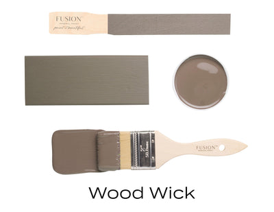 Wood Wick | Mid Brown | Fusion Mineral Paint | 37ml & 500ml - Vintage Attic Sevenoaks