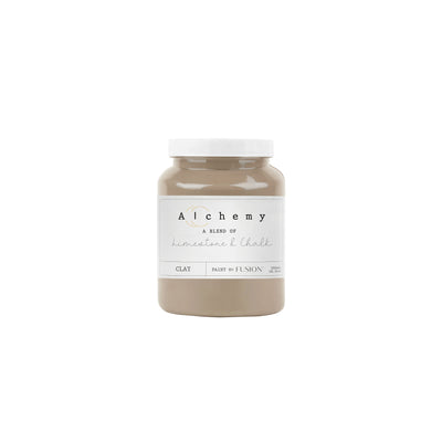 Clay is a rich taupe with warm grey undertones, echoing the natural essence of soil and raw earth pigments. This grounding hue inspires a sense of strength, stability, and deep connection to nature.
