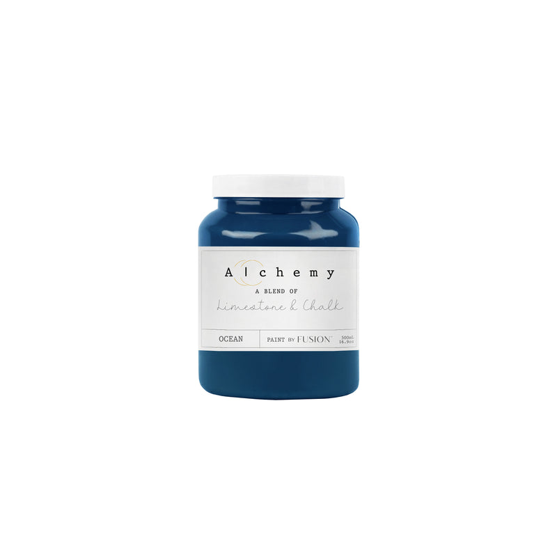 Ocean is a striking blue that reflects the power and depth of the sea, from rolling waves to the ocean floor. This commanding shade evokes the vastness, energy, and untamed spirit of the water.