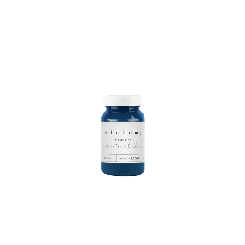 Ocean is a striking blue that reflects the power and depth of the sea, from rolling waves to the ocean floor. This commanding shade evokes the vastness, energy, and untamed spirit of the water.