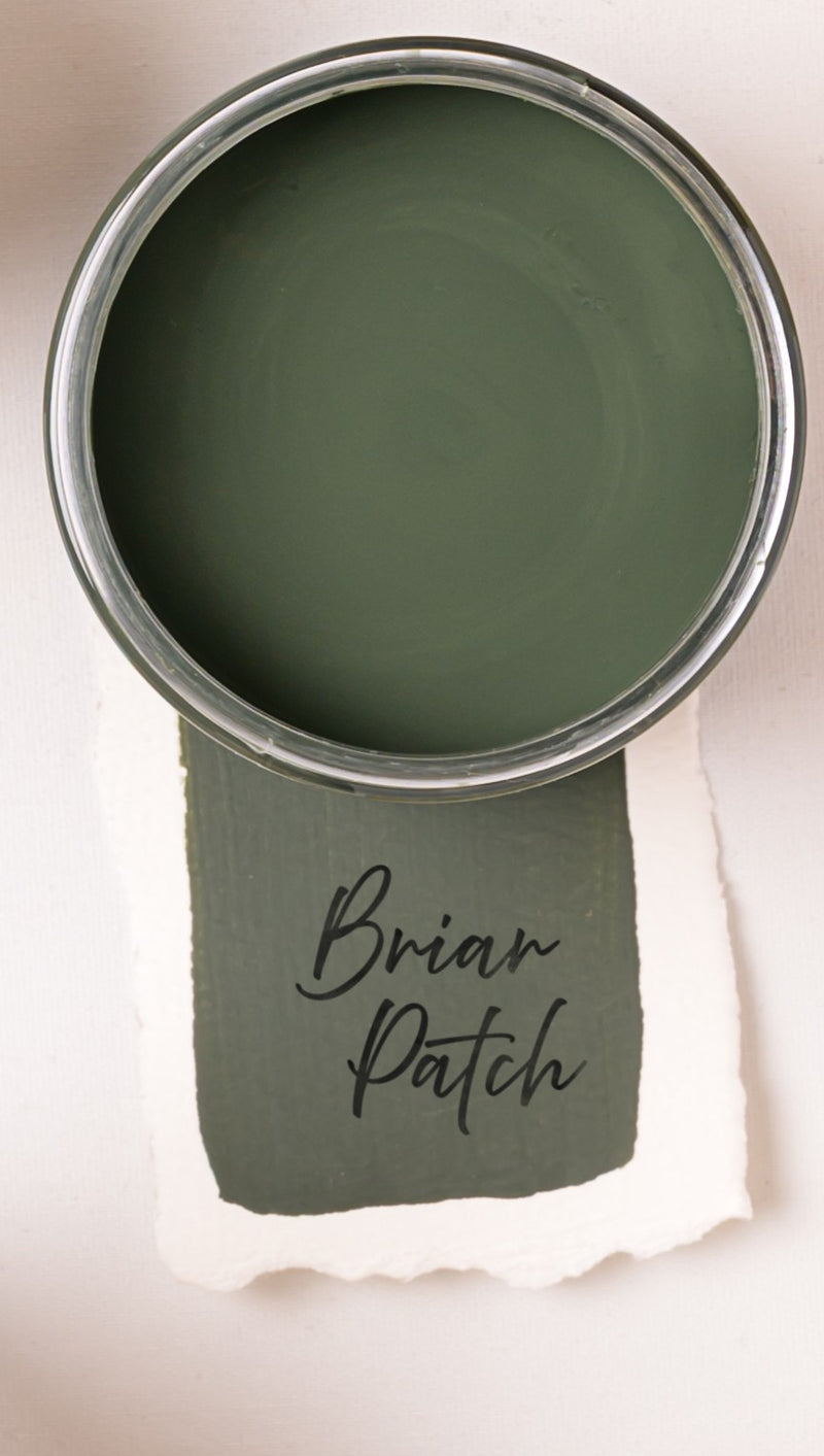 Chalk Mineral Paint - BRIAR PATCH;

Introducing BRIAR PATCH , Part of our Southern Routes Collection- Establishes 2025!

Briar Patch is a deep, moody blend of charcoal and rich green, creating a sophisticated yet earthy tone.