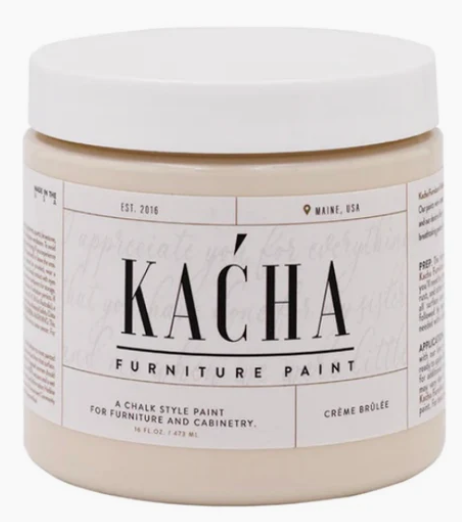 CREME BRULEE | Furniture Paint | Beige | KACHA | 4oz, 8oz, 16oz