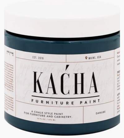 DANUBE
Chalk Style Furniture Paint

Introduce dramatic sophistication with Danube, a rich blue-green furniture paint inspired by the river's captivating depths. This water-based chalk-style formula delivers a moody, statement-making finish that transforms ordinary pieces into focal points. The colour's inherent complexity pairs beautifully with warm whites and soft grays, allowing you to craft layered, curated interiors with ease. Perfect for accent furniture, feature walls, or complete cabinet transformati