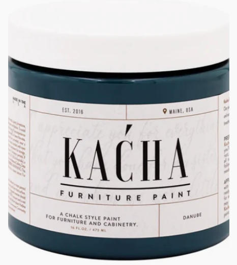 DANUBE
Chalk Style Furniture Paint

Introduce dramatic sophistication with Danube, a rich blue-green furniture paint inspired by the river&