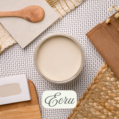 Ecru is a classic beige with warm, earthy undertones, making it a perfect neutral for any space.