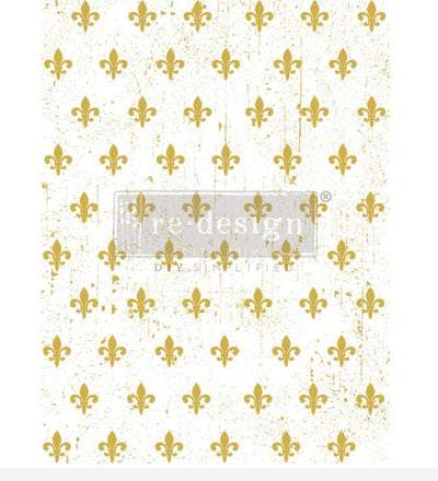 FLEUR DE LIS EN OR by Prima Redesign
Gold foil transfer
