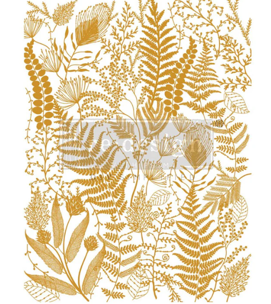 FOILAGE FINESSE by Prima Redesign
Gold foil transfer