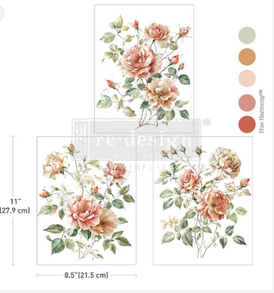 GENTLE SYMPHONY Decor Transfer

by Prima Redesign

Gentle Symphony includes three sheets of delicate florals and graceful branches, adding a soft, refined touch to any project.&nbsp;Each sheet offers intricate floral details that can be used together 