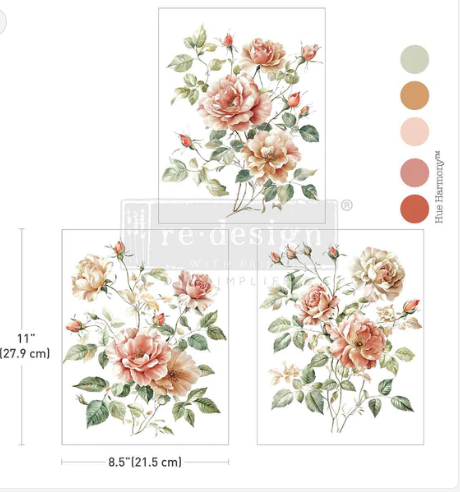 GENTLE SYMPHONY Decor Transfer

by Prima Redesign

Gentle Symphony includes three sheets of delicate florals and graceful branches, adding a soft, refined touch to any project.&nbsp;Each sheet offers intricate floral details that can be used together 
