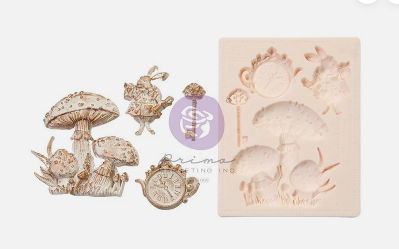 LOST IN WONDERLAND SMALL | Moulds | Redesign With Prima | 3.5" X 4.5"