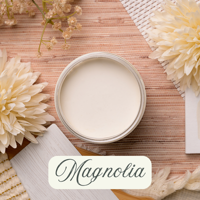 Chalk Mineral Paint - MAGNOLIA

Introducing MAGNOLIA , Part of our Southern Routes Collection- Establishes 2025!

Inspired by the elegance of blooming magnolias, this soft off-white colour carries a touch of warm creaminess, adding subtle charm to any piece.