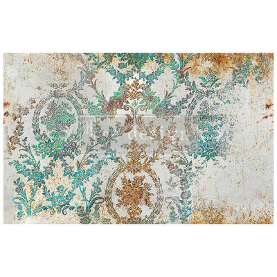 rustic patina decoupage tissue decor paper redesign with prima