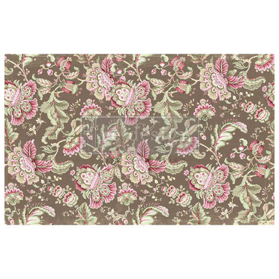 floral paisley decoupage decor tissue paper redesign with prima