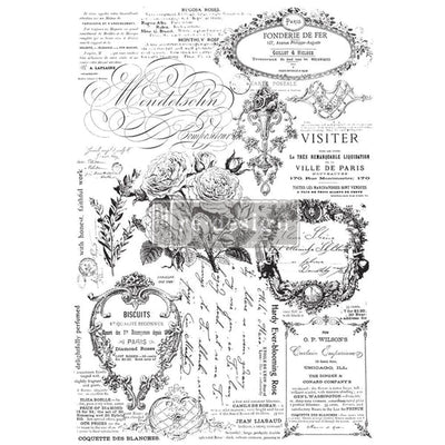 PARIS VALLEY to be discontinued&nbsp;
Decor Transfers Redesign With Prima

24" X 34.2"

Instant beauty on virtually any surface you can imagine. Our Decor Transfers® are easy to use rub-on transfers that release onto a wide variety of surfaces allowing for a multitude of decor, furniture and multi-media uses. Simply peel, rub-on and transfer a beautifully detailed design to transform your next piece into a work of art.