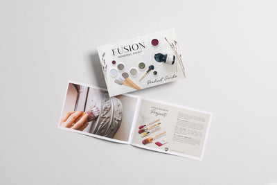 FUSION PRODUCT GUIDE | Paint Guide |&nbsp;

All of your questions are addressed right here! Our 60+ page Fusion Mineral Paint product guide is packed with inspiration, showcasing our entire product range and providing you with everything you need to know, along with fresh, fun ideas to help you Paint it Beautiful!

We've carefully listened to your feedback to ensure we've covered all your inquiries about our diverse product selection. The full colour brochure includes details on each product, along with bea