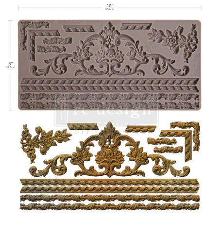 REGAL FLOURISH | Decor Mould | Redesign with Prima | 5" X 10"