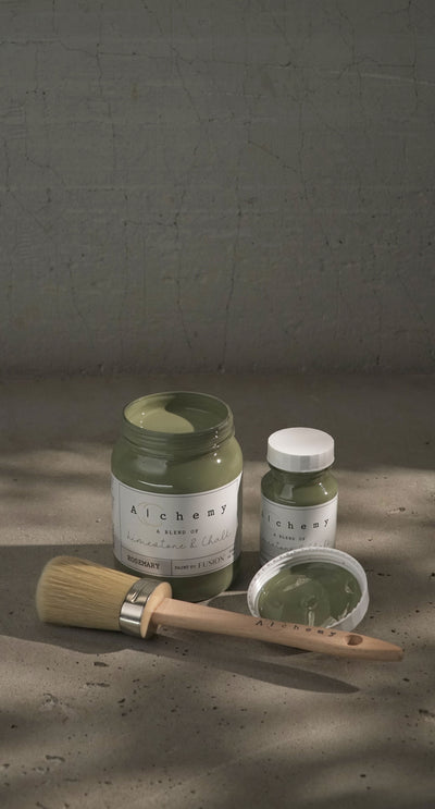 A soft, mid-tone green that captures the understated richness of rosemary under the summer sun. This calming hue brings natural tranquility and a sense of organic balance to any space.