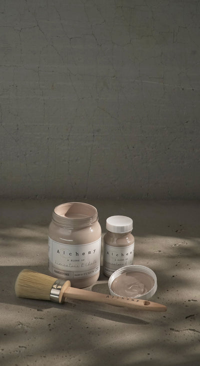 Sandstone is a warm taupe with soft pink undertones, reminiscent of sun-drenched deserts. This inviting hue evokes warmth, comfort, and the timeless beauty of nature.