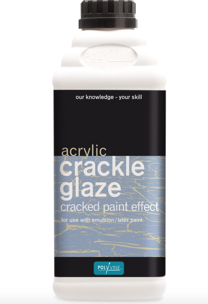 Polyvine Original Acrylic Crackle Glaze 500ml - Clear