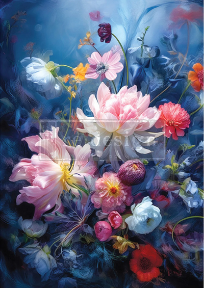 'Enchanted Garden' Decoupage Fibre Papers A1 | Redesign with Prima | 59.4cm x 84.1cm