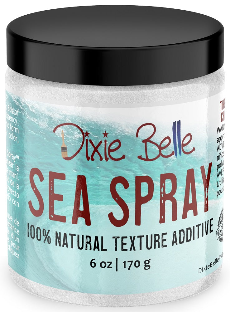 Finishing Products | Dixie Belle Products | SEA SPRAY | Texture Paint Additive - Vintage Attic Sevenoaks 6oz jar