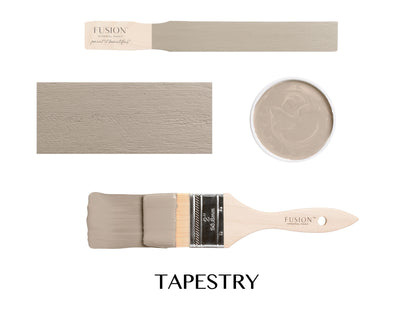Tapestry fusion mineral paint brush strokes