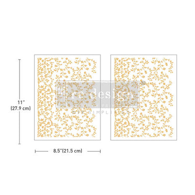 VINEYARD ELEGANCE| KACHA  | Decor Transfer | Redesign with Prima | 8.5" X 11"