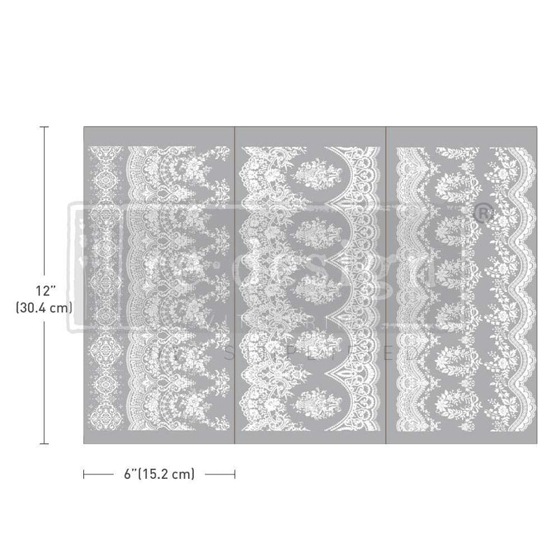 VINTAGE WALLPAPER | Decor Transfers | Redesign With Prima |  | 6" X 12"