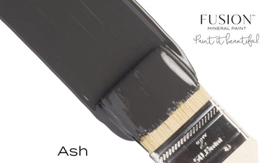 Ash | Darkest Grey | Fusion Mineral Paint | 37ml & 500ml - Vintage Attic Sevenoaks