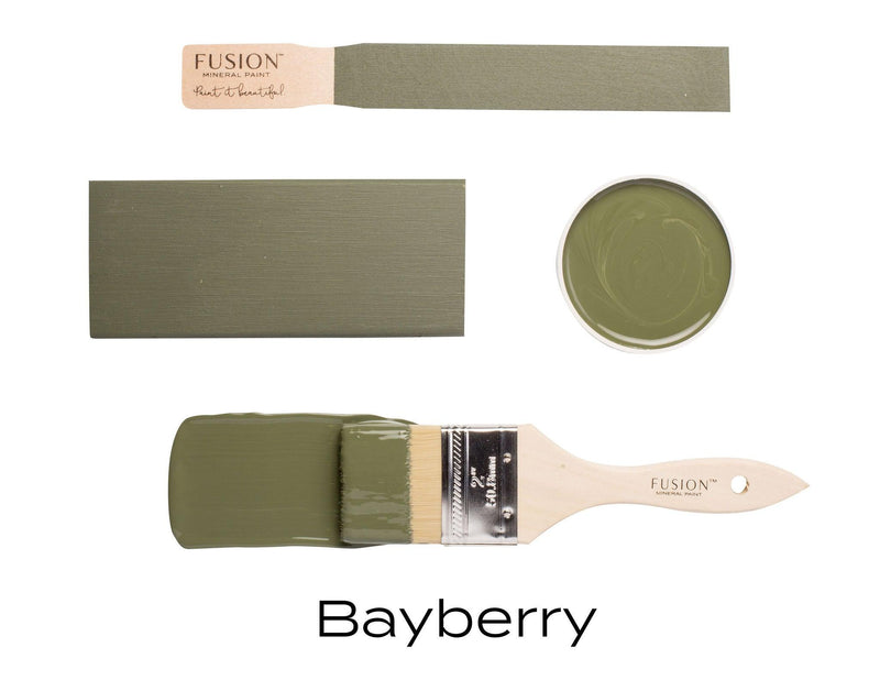 Bayberry | Olive Green | Fusion Mineral Paint | 37ml & 500ml - Vintage Attic Sevenoaks