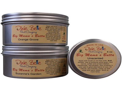 Big Mama's Butta Wax | choose from Orange Grove / Suzanne's Garden / Unscented | 113g, 283g - Vintage Attic Sevenoaks
