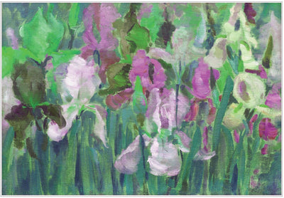 'Blooming Iris ' | Decoupage Rice Paper A1 | 59.4 x 84.1 cm x 1 Sheet - Vintage Attic Sevenoaks