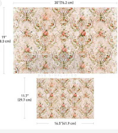 BLUSHING BLOOM| Decoupage Tissue Paper | Redesign with Prima | 19.5"x20" &amp; A3&nbsp;

NEW COLLECTION 2025