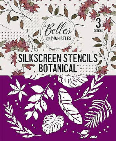 'Botanical' | Silk Screen Stencils | 8" X 10" | 3 x Designs - Vintage Attic Sevenoaks