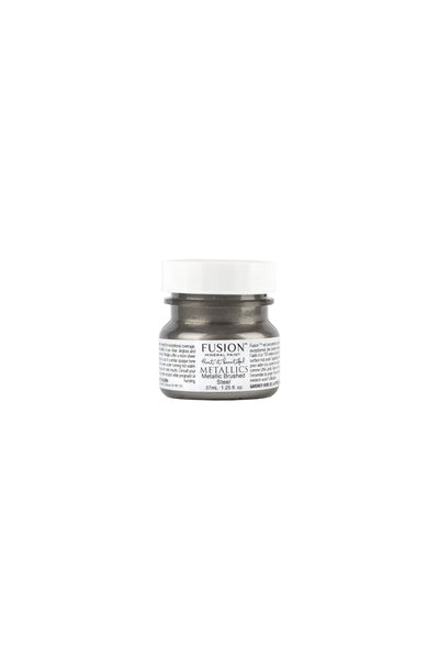 Brushed Steel | Metallic Paint | 37ml, 250ml - Vintage Attic Sevenoaks