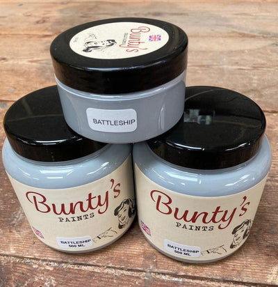 BUNTY'S PAINTS | BATTLESHIP | MINERAL PAINT - Vintage Attic Sevenoaks