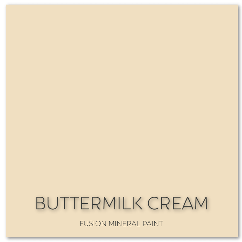 Buttermilk Cream | Soft Creamy Yellow | 37ml & 500ml - Vintage Attic Sevenoaks