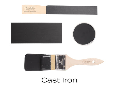 Cast Iron | Near Black | Fusion Mineral Paint | 37ml & 500ml - Vintage Attic Sevenoaks
