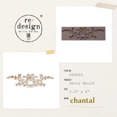 'Chantal' | Decor Mould | 2.5" X 8" - Vintage Attic Sevenoaks