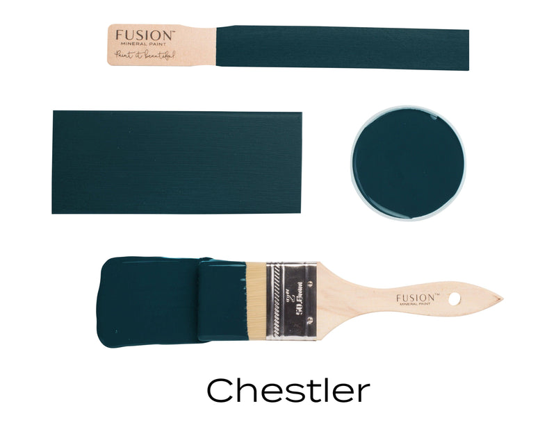 Chestler | Blue | 37ml & 500ml | Fusion™ Mineral Paint - Vintage Attic Sevenoaks