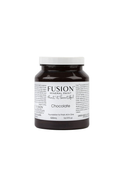 Chocolate | Rich Brown | 37ml & 500ml | Fusion™ Mineral Paint - Vintage Attic Sevenoaks