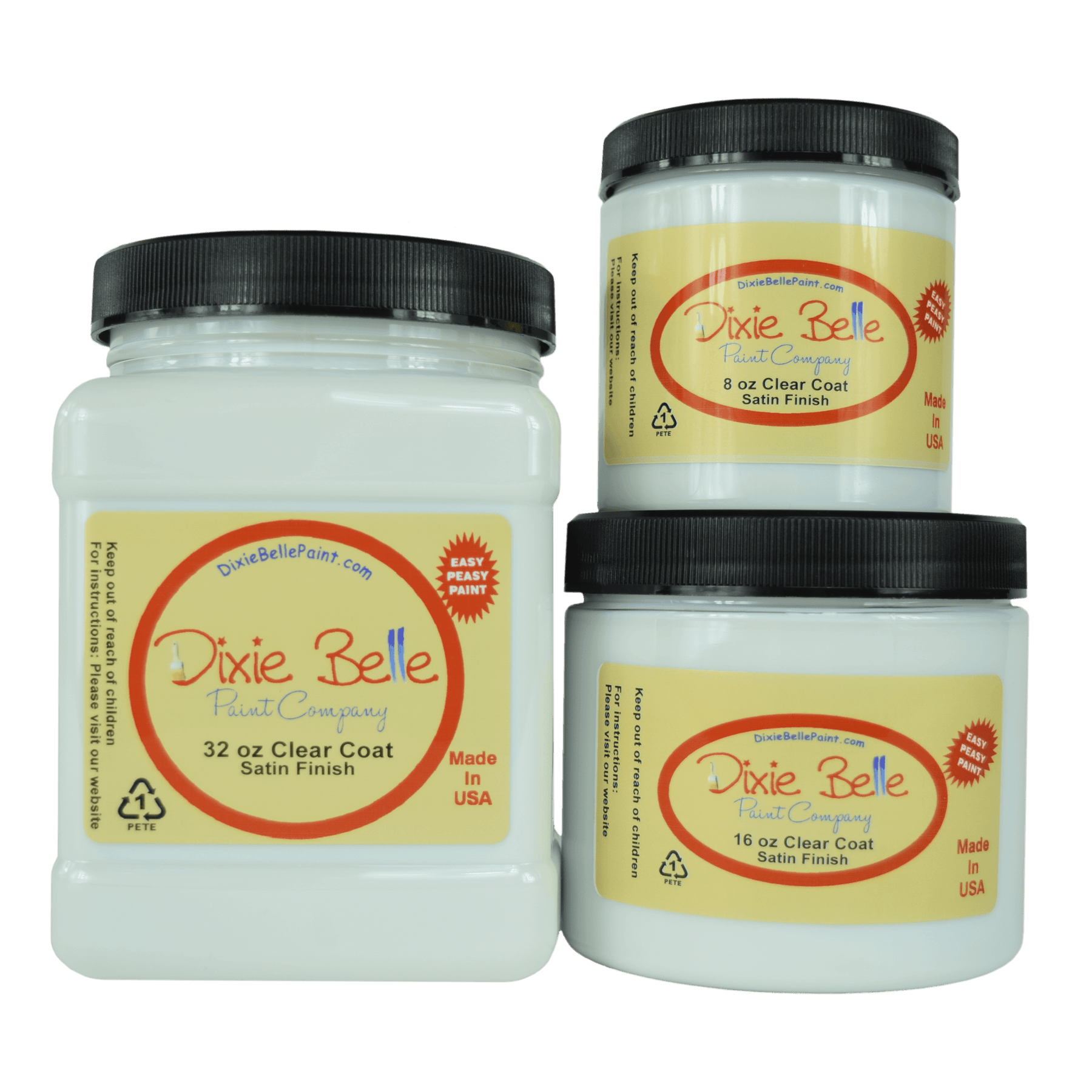 Clear Coat Flat, Satin, Gloss Dixie Belle Paint UK Free Del