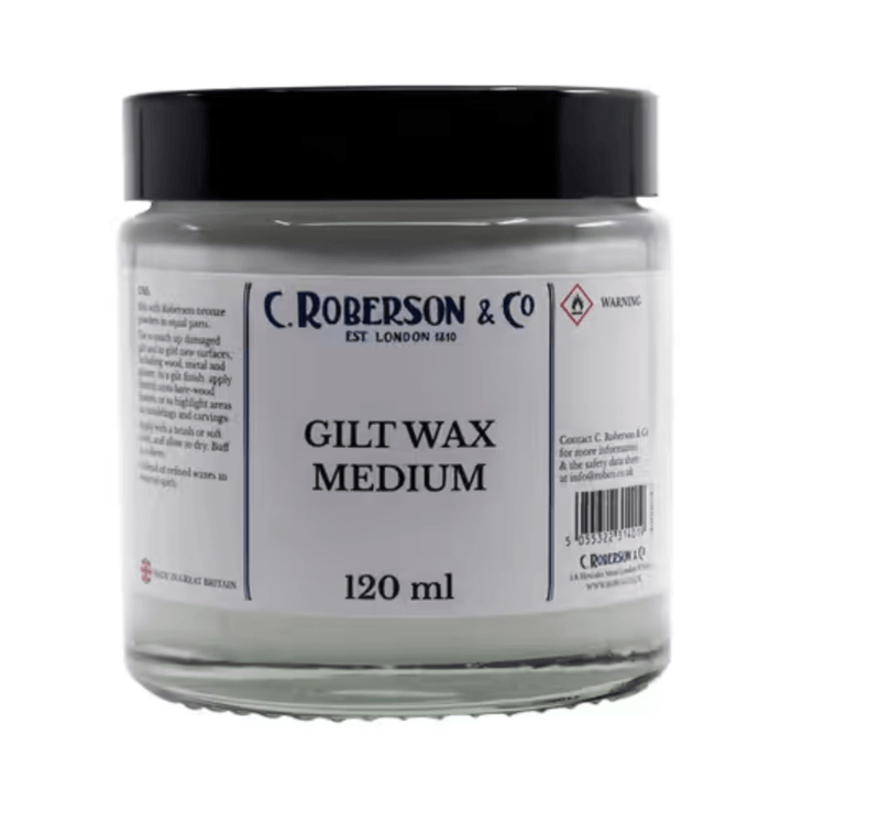 Clear Gilt Wax Medium | Gilding | Roberson | 120ml jar - Vintage Attic Sevenoaks